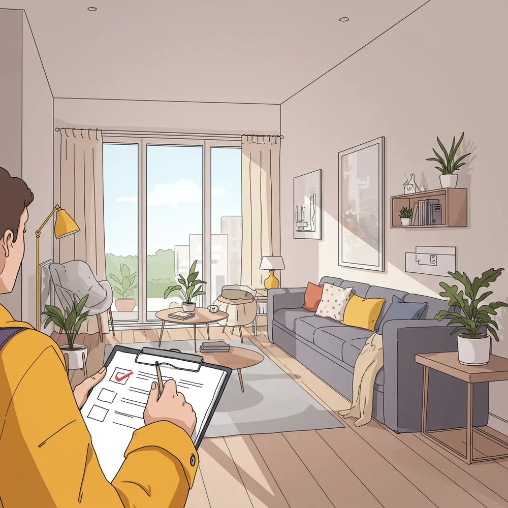 Apartment Inspection Checklist: Safety, Utilities & Living Areas